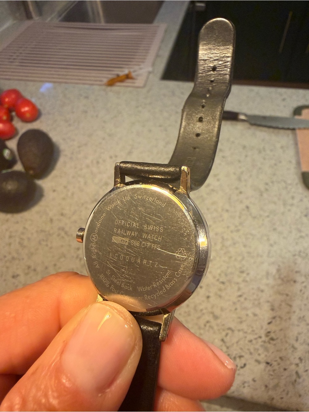 Mondaine Swiss Railway Watch with Red Seconds - Picture 4 of 12